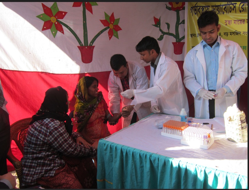 GDM blood glucose testing activity