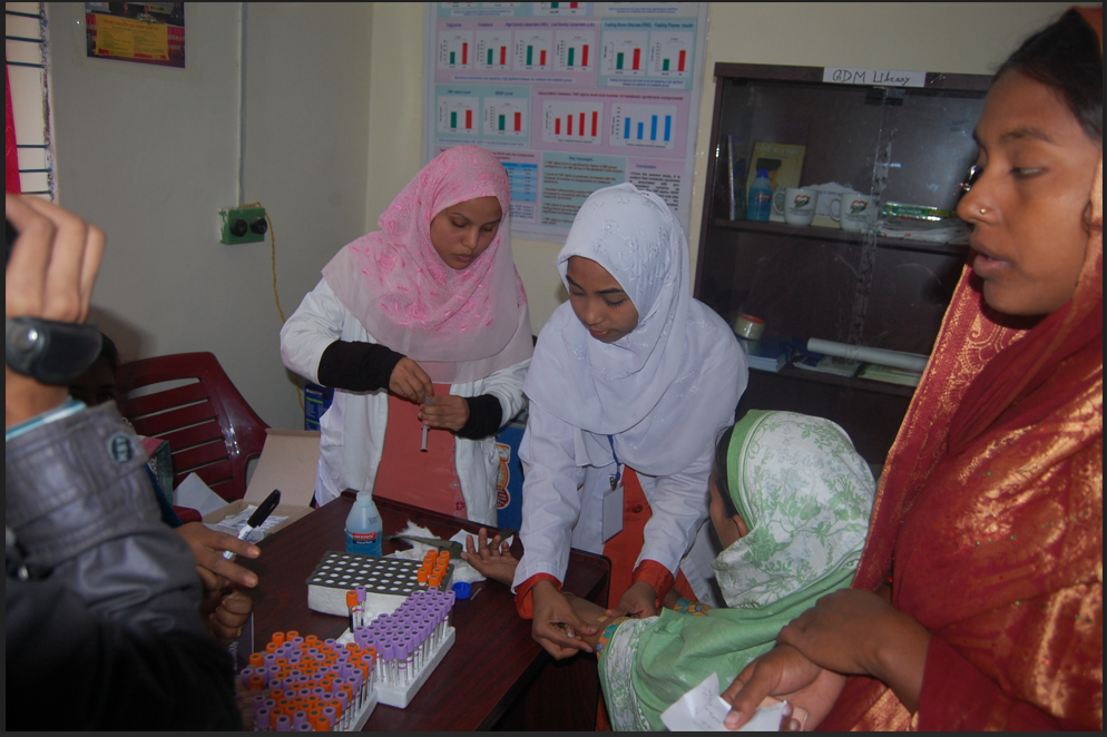 GDM laboratory and sample testing